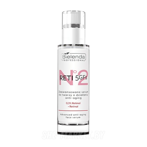 Антивозрастная сыворотка для лица с ретинолом Reti 5GFs With 0.3% Retinol & Retinal, 30мл