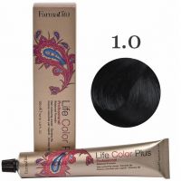 Крем-краска для волос LIFE COLOR PLUS 1.0 черный 100мл
