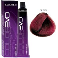Крем-краска для волос Color Evo 7.66 Блондин красный интенсивный 100мл