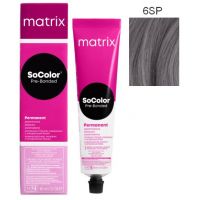 Крем-краска для волос SoColor Pre-Bonded 6SP Темный блондин серебристый жемчужный 90мл