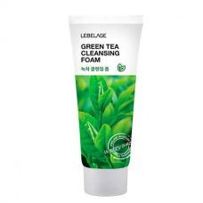 Очищающая пенка для умывания GREEN TEA CLEANSING FOAM с экстрактами зеленого чая и лечебных трав, 100гр