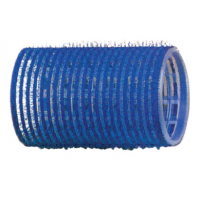 Бигуди-липучки, синие d 40мм., 12шт/упк