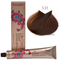 Крем-краска для волос LIFE COLOR PLUS 5,31/5Т светло-каштановый золотисто- пепельный 100мл
