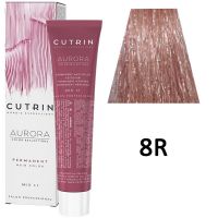 Крем-краска для волос AURORA 8R Permanent Hair Color, 60мл