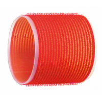 Бигуди-липучки, красные d 70мм., 6шт/упк