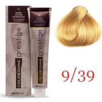 Крем краска для волос Colorianne Prestige ТОН - 9/39 Очень светлый блонд саванна, 100мл Крем краска для волос Colorianne Prestige ТОН - 9/39 Очень светлый блонд саванна, 100мл