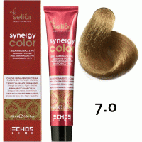 Безаммиачная краска для волос SELIAR SYNERGY COLOR 7.0 BLONDE Интенсивный русый