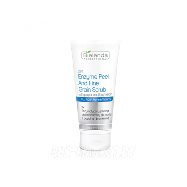 Энзимный скраб с мелкими частицами для лица с папаином 2in1 Enzyme Peel And Fine Grain Scrub, 150мл