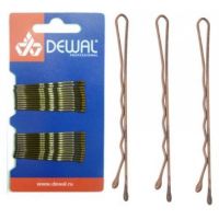 Невидимки бронза, волна 50 мм, 60 шт/уп, на блистере ШТУЧНО 12шт