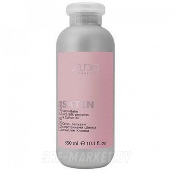 Сатин-Бальзам с протеинами шелка и маслом хлопка серии 