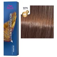 Стойкая крем-краска Koleston Perfect ME+ 7/71 Amber marten Глубокие коричневые 60мл