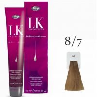 Краска для волос LK OPC Oil Protection Complex 8/7 светлый блондин бежевый, 100мл