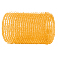 Бигуди-липучки, желтые d 32мм., 12шт/упк