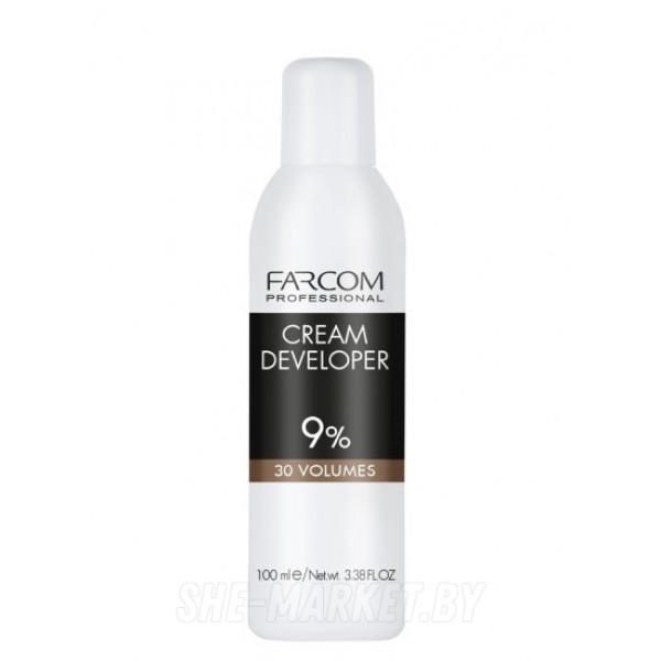 Окисляющий крем для волос Cream Developer 30 VOL 9%, 100мл