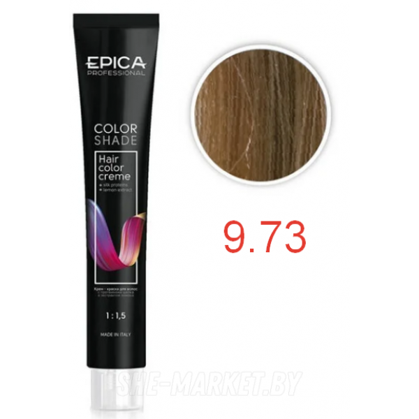 Крем-краска COLORSHADE 9.73 блондин шоколадно-золотистый, 100мл