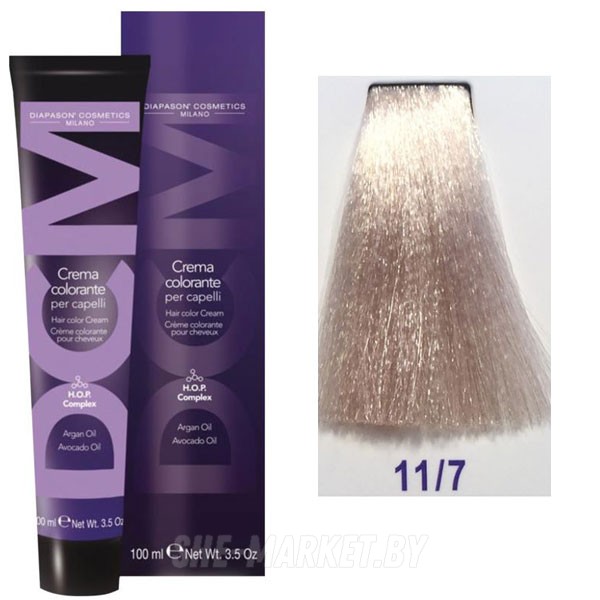 Крем-краска DCM Hair Color Cream HOP Complex 11/7 100мл