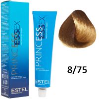 Крем-краска для волос PRINCESS ESSEX 8/75 светло-русый коричнево-красный 60мл