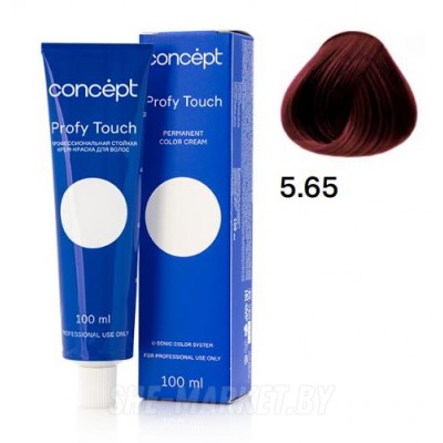 Стойкая крем-краска д/волос Profy Touch 5.65, 100 мл.