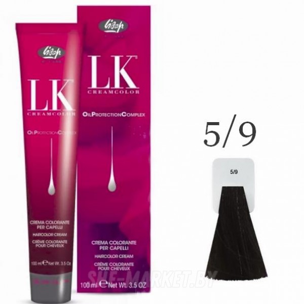 Краска для волос LK OPC Oil Protection Complex 5/9 светло-каштановый коричневый холодный, 100мл