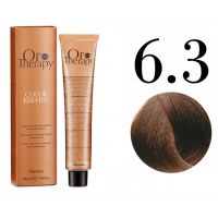 Безаммиачная крем-краска для волос ORO Therapy Color Keratin 6.3, темный золотой блонд, 100мл