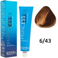 Крем-краска для волос PRINCESS ESSEX 6/43 темно-русый медно-золотой/табак 60мл