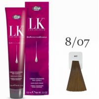 Краска для волос LK OPC Oil Protection Complex 8/07 светлый блондин натуральный бежевый, 100мл