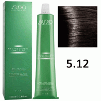 Крем-краска для волос Studio Professional Coloring 5.12 светло-коричневый пепельно-перламутровый , 100мл
