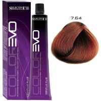 Крем-краска для волос Color Evo 7.64 Блондин медный интенсивный 100мл