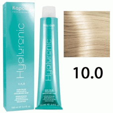 Крем-краска для волос Hyaluronic acid  10.0 Платиновый блондин, 100 мл
