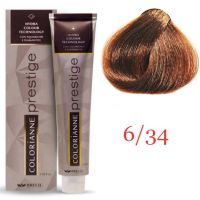 Крем краска для волос Colorianne Prestige ТОН - 6/34 Медный блондин светлорусый, 100мл Крем краска для волос Colorianne Prestige ТОН - 6/34 Медный блондин светлорусый, 100мл