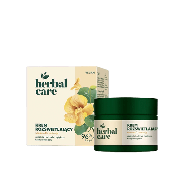 Выравнивающий тон крем Витамин С и Настурция HERBAL CARE, 50мл