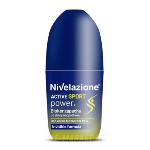 Дезодорант для мужчин шариковый NIVELAZIONE Odour Blocker Active Sport Power, 50 мл