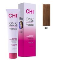 Безаммиачная крем-краска для волос Ionic Permanent Shine Hair Color 8W, 85гр