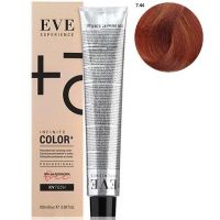 Стойкая крем-краска для волос EVE Experience 7.44 блондин насыщенный медный, 100 мл