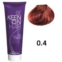 Крем-краска для волос COLOUR CREAM ТОН - 0.4 Медный, 100мл