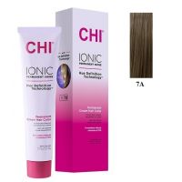 Безаммиачная крем-краска для волос Ionic Permanent Shine Hair Color 7A, 85гр