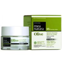 Увлажняющий и восстанавливающий крем с оливковым маслом для лица и кожи вокруг глаз Natura Olive, 50мл