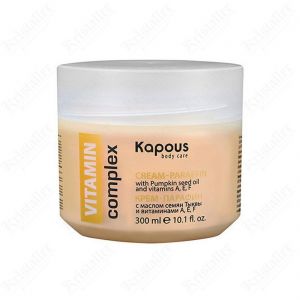 Крем-парафин «VITAMIN complex» с маслом семян Тыквы и витаминами A, E, F, 300 мл Крем-парафин «VITAMIN complex» с маслом семян Тыквы и витаминами A, E, F, 300 мл