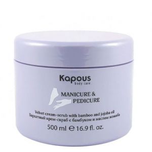 Бархатный крем-скраб с бамбуком и маслом жожоба, 500мл.