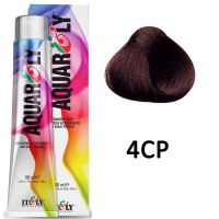 Кремообразный краситель для волос Aquar ly 4CP Каштановый шоколадный перец чили, 100мл