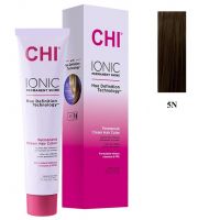 Безаммиачная крем-краска для волос Ionic Permanent Shine Hair Color 5N, 85гр