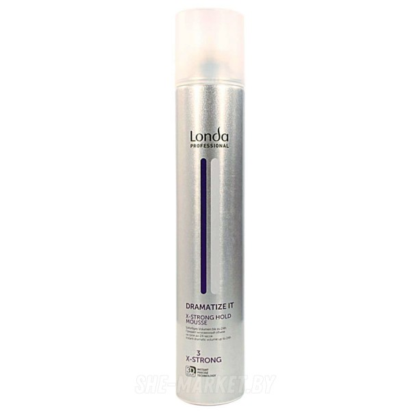 Пена для укладки волос экстрасильной фиксации DRAMATIZE IT X-Strong Hold Mousse, 500мл