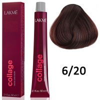 Краска для волос Collage creme hair color ТОН - 6/20, 60мл