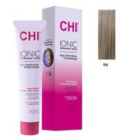 Безаммиачная крем-краска для волос Ionic Permanent Shine Hair Color 9S, 85гр