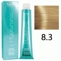 Крем-краска для волос Hyaluronic acid 8.3 Светлый блондин золотистый, 100 мл Крем-краска для волос Hyaluronic acid 8.3 Светлый блондин золотистый, 100 мл