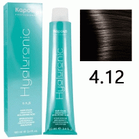 Крем-краска для волос Hyaluronic acid 4.12 Коричневый табачный, 100 мл Крем-краска для волос Hyaluronic acid 4.12 Коричневый табачный, 100 мл