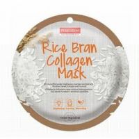 Тканевая маска для лица Рисовые отруби и Коллаген Rice Bran Collagen Mask, 18 г