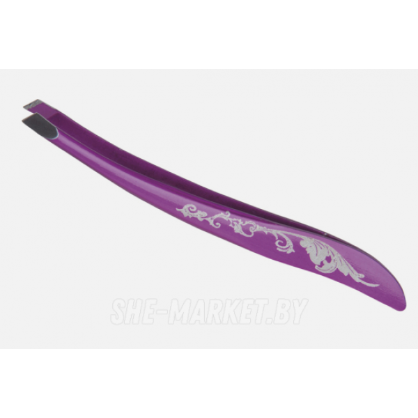 Пинцет Beauty косметический цветной, 9см