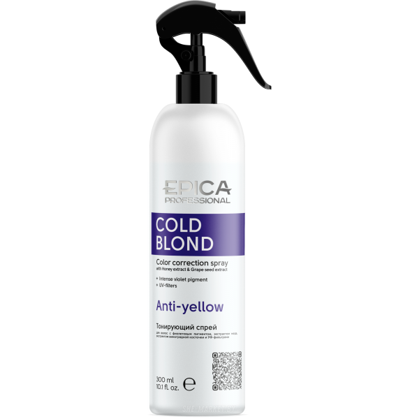 Спрей для нейтрализации теплого оттенка Cold Blond, 300мл