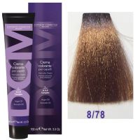 Крем-краска DCM Hair Color Cream HOP Complex 8/78 100мл